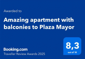 Amazing apartment with balconies to Plaza Mayor